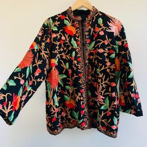 🌸VINTAGE Embroidered Jacket